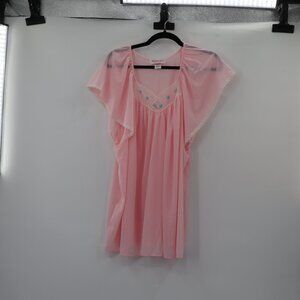Vintage Honors Intimate Pink Night shirt, Super soft 1970s